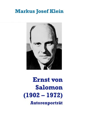 cover image of Ernst von Salomon (1902 – 1972)